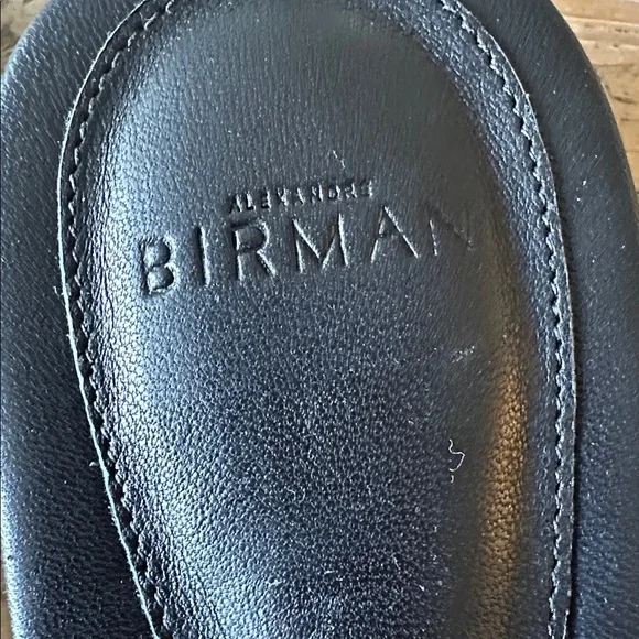 Alexandre Birman Minimal Black Leather Strappy Sandals 39 Quiet Luxury - Picture 4 of 8